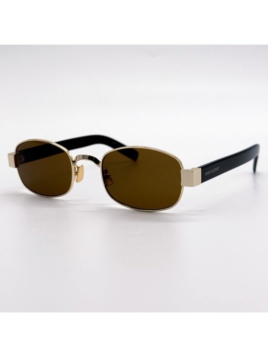 New Saint Laurent Sunglasses SL706 001 Black Brown Unisex Eyewear main image 4